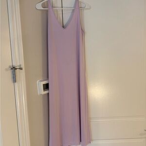 Lavender Sleeveless Midi Dress